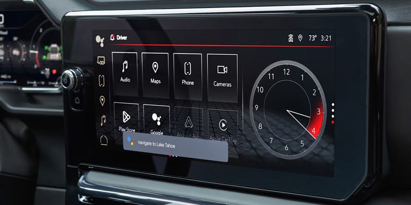 Technology-rich cockpit of the 2026 GMC Sierra 1500 pickup