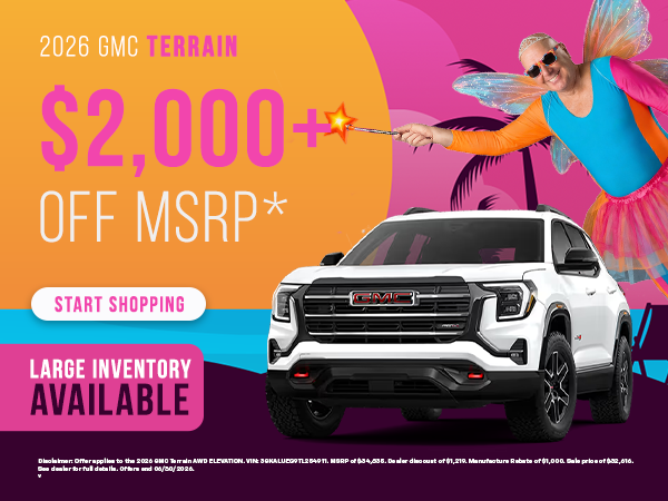  2026 GMC Terrain Offer