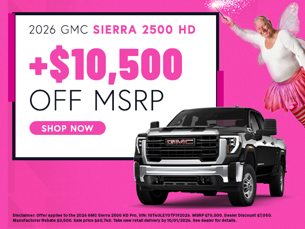  2026 GMC Sierra 2500HD Offer